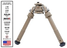BT46-NC-FDE PSR Accu-Shot Atlas Bipod in FDE with No Clamp Special Run picture