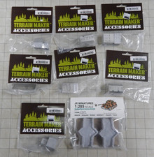 GHQ Micro Armor 1/285 6mm Terrain Maker EUROPEAN BUILDING LOT picture