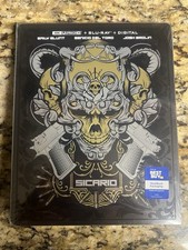 SICARIO Best Buy Limited Collectible Steelbook 4K Ultra HD OOP NEW SEALED picture