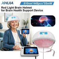 810nm PBM Brain Helmet Infrared Light Therapy Alzheimer Parkinson Stroke 448 LED picture