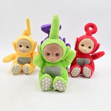 Spinmaster Teletubbies Plush Dolls Set Of 4 Tinky Winky Dipsy Laa-Laa Po  picture