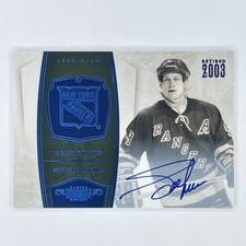 2011-12 Panini Dominion Autograph Blue Adam Graves 10/10 #132 Rangers picture