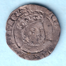 Great Britain. (1544-47) Henry VIII - Groat..  3rd Coinage.. MM-Lis(?)  Fine+ picture