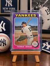 1975 Topps Thurman Munson #20 Yankees Buy Up to 6 card 1.36 max to ship picture