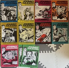 JOHNNY HAZARD (US Classics Series 1984) -- Vol 1 2 3 4 5 6 7 8 9 10 -- FULL Set picture
