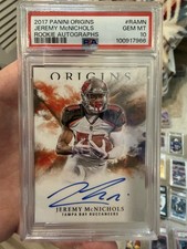 Panini 2017 Origins Jeremy McNichols RC Auto Rookie Autographs #RA-MN PSA 10 picture