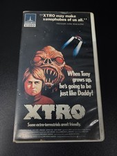 XTRO VHS 1983 1st White Clamshell 