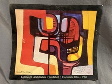 Vintage Original Roberto Burle Marx Art Show Poster SIGNED personalized  picture