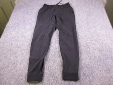 Lululemon Jogger Pants Mens Medium Black Knit Elastic Waist Pockets Athletic Gym picture