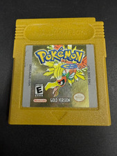Pokemon Gold Version Nintendo Game Boy Color Tested Working Saves Cracked Cartri picture