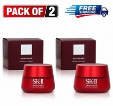 2 Pack SK-II SKINPOWER Advanced Cream 2.7oz 80ml Each Face Moisturizer  NIB picture
