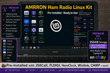 LINUX Ham Radio Laptop 256GB HamClock Digital Modes JS8Call FLDIGI SDR picture