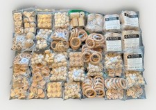 HUGE 10+ Lb Mixed Wooden Craft Supplies Lot – Rings, Shapes & Figurines **NEW** picture