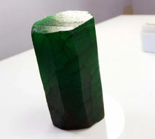 270.20 Ct Natural Certified Green Emerald Colombian Rough Huge Loose Gemstone picture