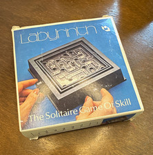 Mag-Nif Labyrinth Maze Skill Game Solitaire 1 Player Vintage 1979 Original Box picture