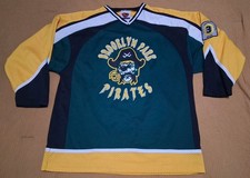 Vintage Brooklyn Park Pirates Hockey Jersey Minnesota High School K1 Sz XL picture