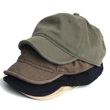Cotton Vintage Baseball Cap Unisex Short Brim Adjustable Casual Daily Hat picture