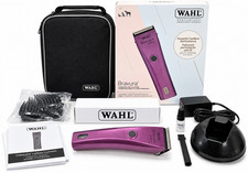 Wahl Bravura Lithium Cordless Pet Clipper Purple New Open Box Complete picture