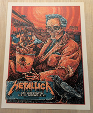 Metallica Louisville Kentucky Poster March 2019 24