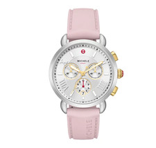 Michele Sporty Sport Sail Two Tone Peony Silicone Women's Watch MWW01P000023 picture