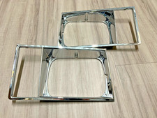 PAIR 1978-1979 Malibu El Camino Headlamp Light Chrome Bezel Trim LH RH 463531/2 picture