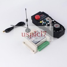 6 Axis Wireless Handy Pulser Handwheel MPG For FANUC & Emergency Switch CNC New picture