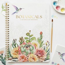 Beautiful Watercolor Workbook for Beginners - Relaxing 6.5 x 9 inches, Multi  picture