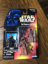 1996 Kenner Star Wars, The Power of the Force Jawas Glowing Eyes Red Card New picture