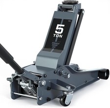 Jack Boss 5 Ton Floor Jack Hydraulic Low Profile Floor Jack  Lift Pump, Grey picture