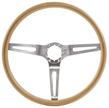 JEGS 3-Spoke Comfort Grip Steering Wheel Fits Select 1967-1972 Chevrolet Cars & picture