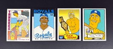 Don Mattingly, Bo Jackson, Hulk Hogan, Mickey Mantle Rookie Dream art 4-Card lot picture