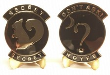 Don't Ask Secret Squirrel NOYFB Challenge Coin picture