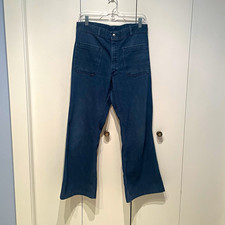 Vintage Seafarer Dungarees  Men's Denim Utility Pants 31x27 Great condition picture