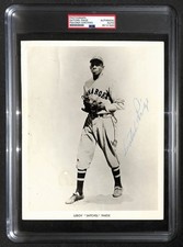 Satchel Paige Monarchs Signed/Auto Vintage Rare 8x10 Photo PSA/DNA JSA 212336 picture