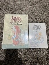 Vintage 1988 Precious Moments Bedtime Stories Hardcover/W Baby Bible Both SEALED picture