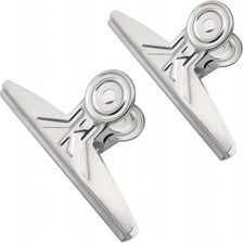 Coideal Extra Large Bulldog Clips - 2 PCS 20Cm Jumbo Stainless Steel XL Bull Bin picture