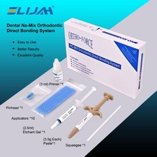 Dental Orthodontic Light Cure Adhesive Bonding Metal Brackets Etch Gel Braces picture