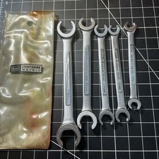 Vintage Craftsman 5pc METRIC Flare Nut Line Wrench Set-V- USA 9-21 MM 9-4434 picture