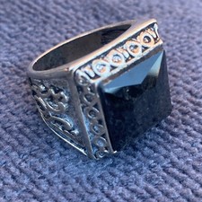 RARE ANCIENT ROMAN ERA BRONZE RING ENGRAVED STUNNING ARTIFACT picture