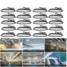 20 Pack 500W UFO Led High Bay Light Factory Warehouse Commercial Led Shop Lights picture
