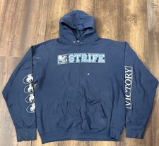 Vtg 90s Strife Hardcore Punk Band Hoodie Men’s XXL Victory Records Destiny Grail picture