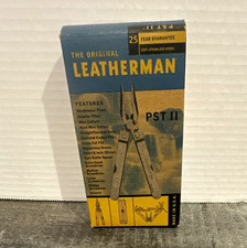 Leatherman PST II Multi-Tool Stainless Steel w/ Sheath & Box, Vintage 1998 picture