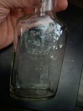 Employee Made End Of The Day Glass Retirement Bottle Anchor Glass Streator Il picture