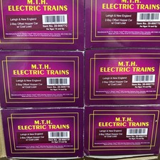 MTH Premier 20-90677 (6-PACK) Lehigh New England 2-Bay Offset Coal Hopper LNE  O picture