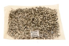Wheelsmith Lead-Free Brass Nipples 14G 2.0 12mm Silver SM514 Bag of 500 NEW picture
