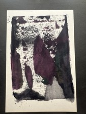 Paul Chidlaw Original Painting On Paper  Abstract Exspressionist Mid 20th picture