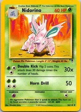 Nidorino 56/110 Uncommon Legendary Collection Pokemon Lightly Played picture