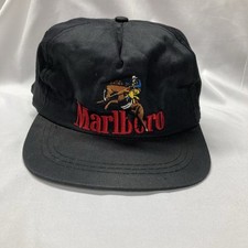 Marlboro Black SnapBack Baseball 5 Panel Embroidered Vanguard picture