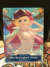 Bandai Miss Buckingham Stussy OP17-054 Rare Alt Art Foil One Piece Card Game EN picture