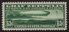 1930 US Graf Zeppelin SC C13 65c Europe-Pan American Flight MNH XF picture